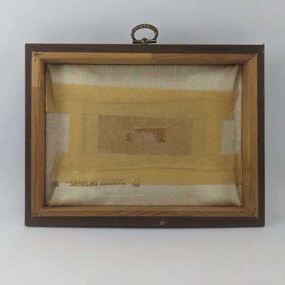 Hand Stitched "NOEL" Needlework Vintage Christmas Picture/Embroidered - Picture 2 of 4